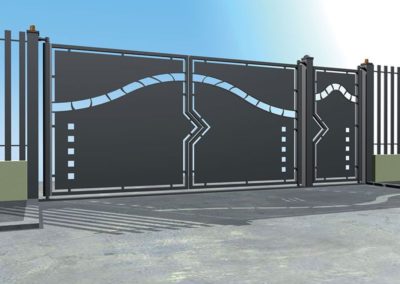 Cancelli artigianali Artifer Nuova new light Genova