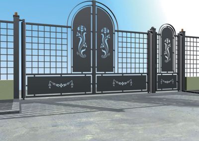 Cancelli artigianali Artifer Nuova new light Genova