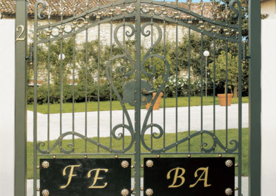 Cancelli artigianali FEBA Nuova new light Genova